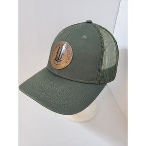 Lucky Duck Premium Decoys Mesh Back Leather Patch Trucker Hat